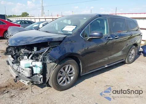 2023 Toyota Sienna Xle from USA, damaged, VIN 5TDYRKECXPS173474